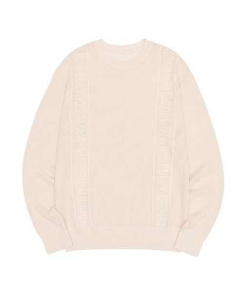 SCULPTOR(スカルプター)の「Striped Mesh Sweater/ストライプメッシュセーター(ニット/セーター・レディース・ライトブルー/ブラウン/アイボリー・MEDIUM/LARGE)」の20枚目の写真