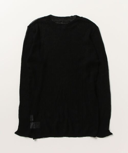 DROIT BELLO(ドロイトベロ)の「DROIT BELLO(ドロイトベロ) メッシュニット(ニット/セーター・レディース・ブラック/グレー系その他6/ホワイト系2・F)」の5枚目の写真