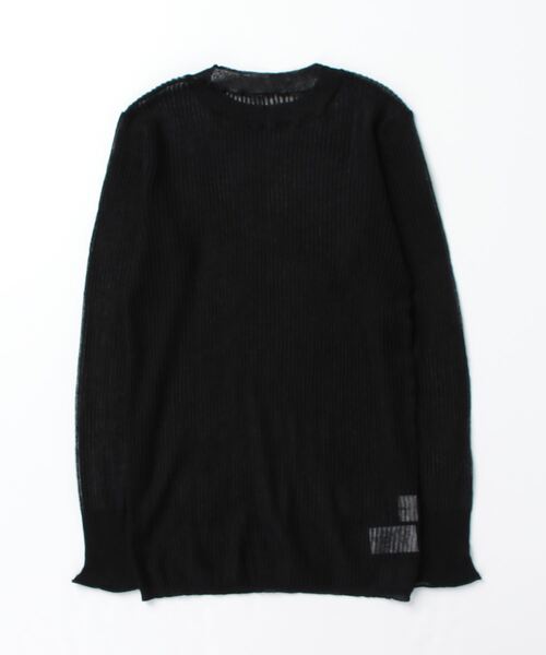 DROIT BELLO(ドロイトベロ)の「DROIT BELLO(ドロイトベロ) メッシュニット(ニット/セーター・レディース・ブラック/グレー系その他6/ホワイト系2・F)」の14枚目の写真