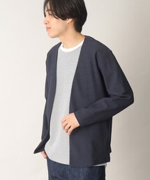 THE SHOP TK  | 【ふっくらシャリ感のある肌触り】バルキーノーカラーカーディガン(カーディガン/ボレロ)
