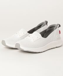 ABC SELECT エービーシーセレクト KNIT FRONT GORE スリッポン W1030 WHITE