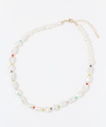 LAKOLE（ラコレ）の「ランダム変形パールネックレス / 188651（ネックレス）」