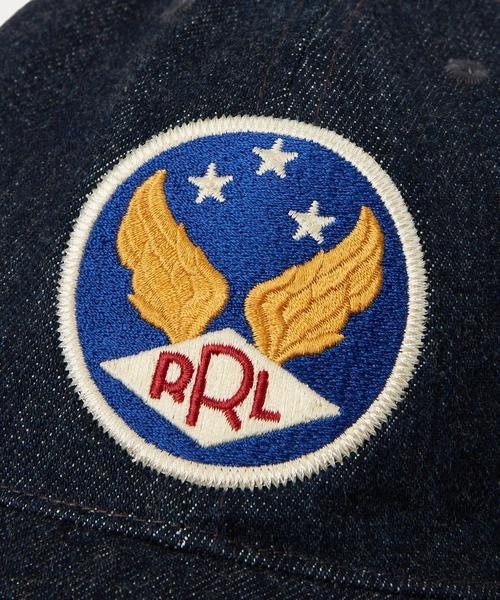 ウィングドロゴ デニム ボール キャップ（キャップ）｜RRL（ダブル