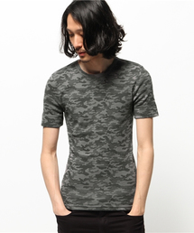 NO ID. | 21フライスカモフラ半袖CネックTシャツ(Tシャツ/カットソー)