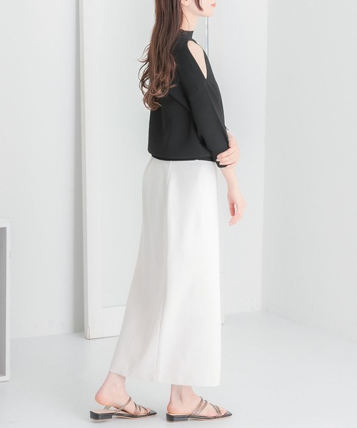 HEYUMM(ヘユム)の「ストレッチスリットスカート(スカート・レディース・ブラック/モカ/ライトベージュ・SMALL/MEDIUM)」の11枚目の写真