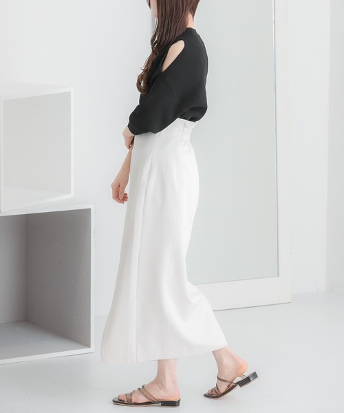 HEYUMM(ヘユム)の「ストレッチスリットスカート(スカート・レディース・ブラック/モカ/ライトベージュ・SMALL/MEDIUM)」の13枚目の写真