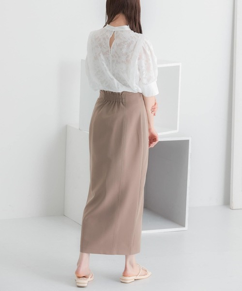 美品　11号　ケイミー　スマートストレッチ　スカート　ベージュ 楽天市場】スカート ひざ丈 シニア ファッション シアーギンガム