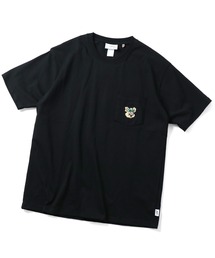 gym master（ジムマスター）の「7.4oz ANIMAL刺繍ポケットTEE（Tシャツ/カットソー・メンズ）」