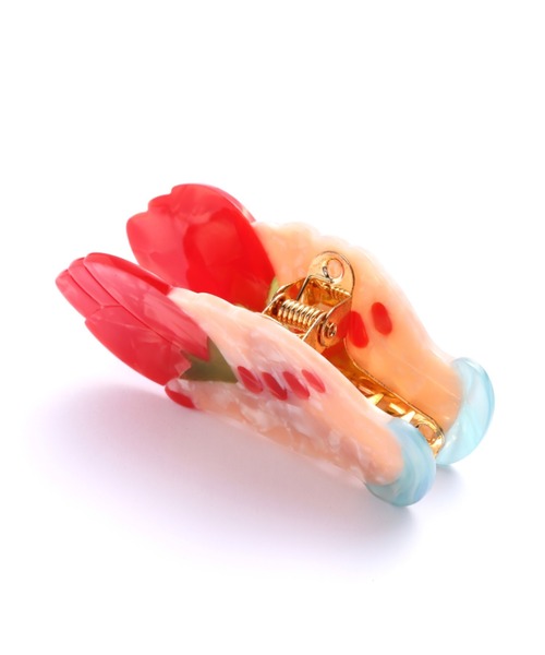 ROSE BUD(ローズバッド)の「ローズ×赤ネイルハンドヘアクリップ(バレッタ/ヘアクリップ・レディース・ベージュ・FREE)」の5枚目の写真