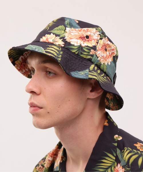 MANASTASH（マナスタッシュ）の「MANASTASH/マナスタッシュ/MANALOHA BOONIE/マナロハ ハット（ハット・メンズ・その他/ネイビー・F）」の2枚目の写真