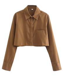 ROOPTOKYO | Short Shirt / ショート丈シャツ クロップド丈(シャツ/ブラウス)