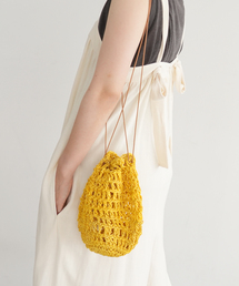 The Bagmati | 【Bagmati/バグマティ】 ABACA巾着ハンドバッグ(ハンドバッグ)