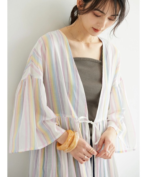 AMERICAN HOLIC（アメリカンホリック）の「テレコベアタンクトップ（タンクトップ・レディース・ブラウン/イエロー/アイボリー/レッド系その他5・M/L）」の9枚目の写真