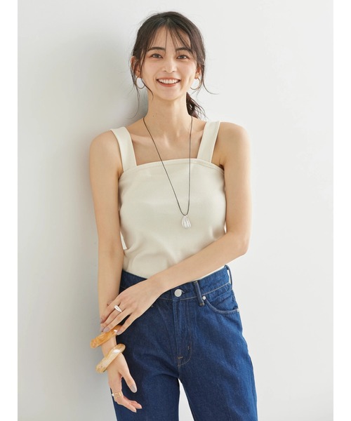 AMERICAN HOLIC（アメリカンホリック）の「テレコベアタンクトップ（タンクトップ・レディース・ブラウン/イエロー/アイボリー/レッド系その他5・M/L）」の11枚目の写真