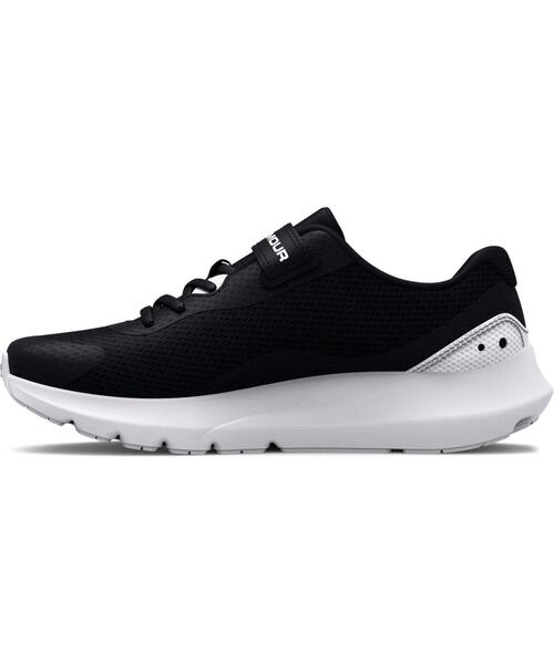 UNDER ARMOUR（アンダーアーマー）の「UAサージ3 AC（ランニング/KIDS）（スニーカー・キッズ・ブラック・21.5cm/19.0cm/20.0cm/18.0cm/21.0cm/22.0cm/19.5cm/20.5cm/17.0cm/18.5cm/17.5cm）」の2枚目の写真