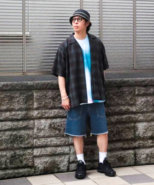 URU(ウル)の「【URU / ウル】SHORT PANTS TYPE C(デニムパンツ・メンズ・ブルー・3/2)」の2枚目の写真