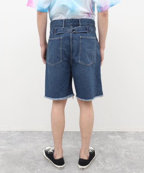 URU(ウル)の「【URU / ウル】SHORT PANTS TYPE C(デニムパンツ・メンズ・ブルー・3/2)」の8枚目の写真