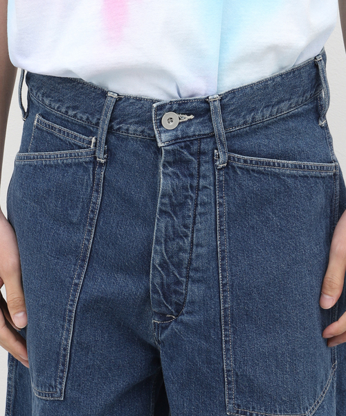 URU(ウル)の「【URU / ウル】SHORT PANTS TYPE C(デニムパンツ・メンズ・ブルー・3/2)」の9枚目の写真