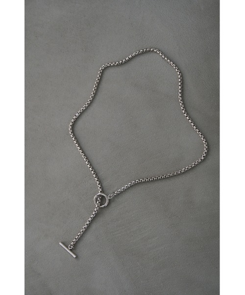 AZUL by moussy（アズールバイマウジー）の「VENETIAN CHAIN NECKLACE/ヴェネチアンチェーンネックレス（ネックレス・メンズ・シルバー・FREE）」の2枚目の写真
