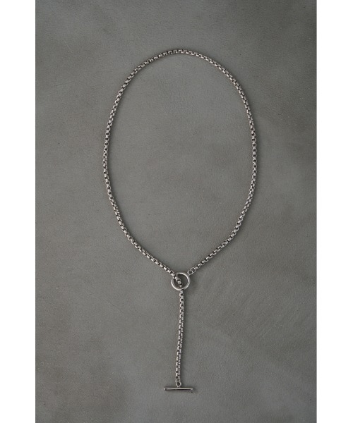 AZUL by moussy（アズールバイマウジー）の「VENETIAN CHAIN NECKLACE/ヴェネチアンチェーンネックレス（ネックレス・メンズ・シルバー・FREE）」の8枚目の写真