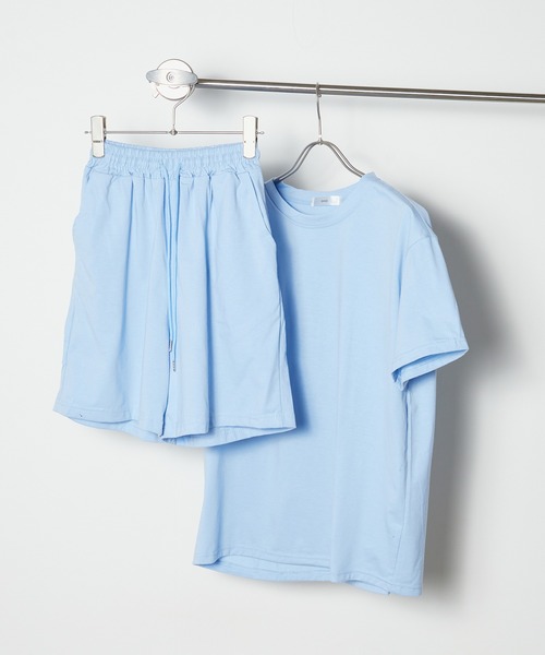 Chick(チック)の「ルーズトップスセットアップ(Tシャツ/カットソー・レディース・ブラック/グレー/ブルー・M/L)」の10枚目の写真