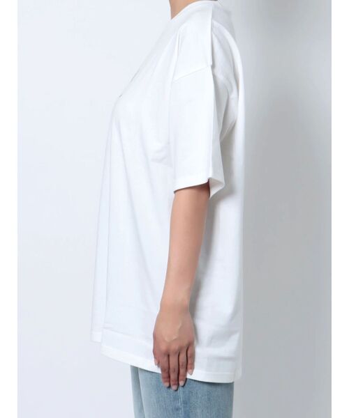 GYDA（ジェイダ）の「Symmetry GYDA BIG T/S（Tシャツ/カットソー・レディース・ブラック/オフホワイト・FREE）」の10枚目の写真