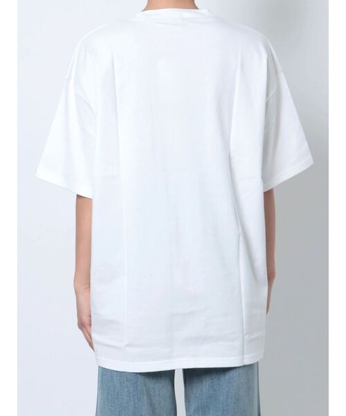 GYDA（ジェイダ）の「Symmetry GYDA BIG T/S（Tシャツ/カットソー・レディース・ブラック/オフホワイト・FREE）」の9枚目の写真