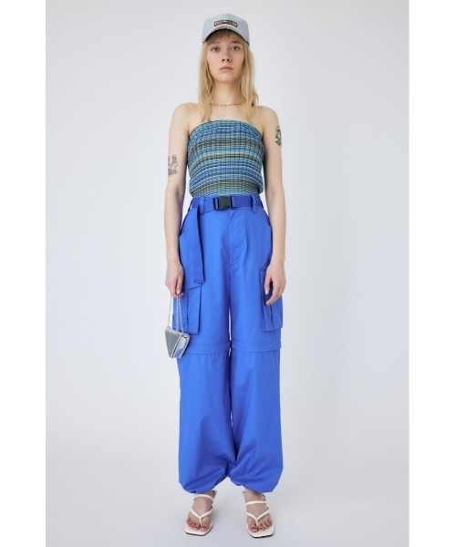 MOUSSY（マウジー）の「MULTI STRIPE 2WAY キャミソール（キャミソール・レディース・ブルー/レッド/グリーン・FREE）」の6枚目の写真