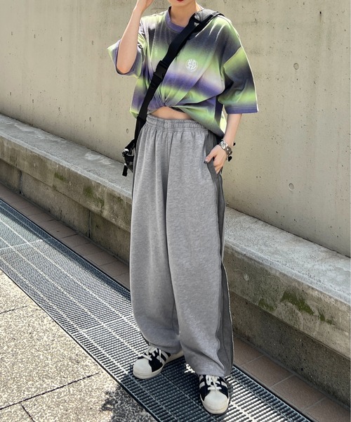 sedacle(セダクル)の「グラデーションTシャツ(Tシャツ/カットソー・メンズ・パープル/レッド/ピンク・MEDIUM/LARGE)」の7枚目の写真