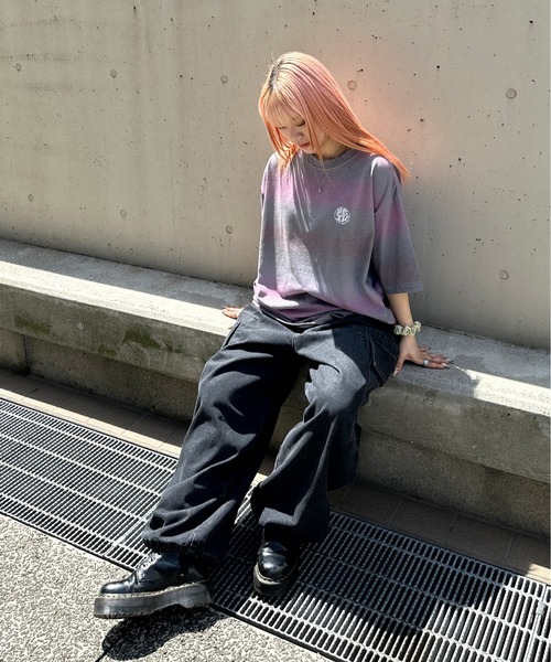 sedacle(セダクル)の「グラデーションTシャツ(Tシャツ/カットソー・メンズ・パープル/レッド/ピンク・MEDIUM/LARGE)」の15枚目の写真