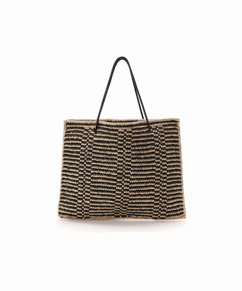 VERMEIL par iena(ヴェルメイユパーイエナ)の「【MAISON N.H PARIS/メゾン エヌ アッシュ パリ】Tote Bag Stripe(かごバッグ・レディース・A・FREE)」の13枚目の写真