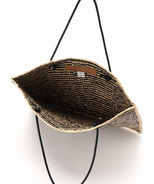 VERMEIL par iena(ヴェルメイユパーイエナ)の「【MAISON N.H PARIS/メゾン エヌ アッシュ パリ】Tote Bag Stripe(かごバッグ・レディース・A・FREE)」の7枚目の写真