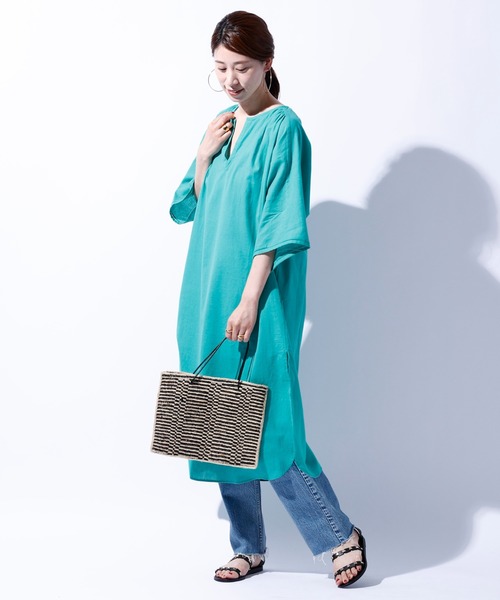 VERMEIL par iena(ヴェルメイユパーイエナ)の「【MAISON N.H PARIS/メゾン エヌ アッシュ パリ】Tote Bag Stripe(かごバッグ・レディース・A・FREE)」の19枚目の写真
