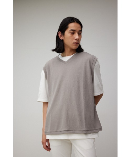 V-NECK VEST SET TEE/VネックベストセットTシャツ（Tシャツ/カットソー）｜AZUL BY MOUSSY（アズールバイマウジー）