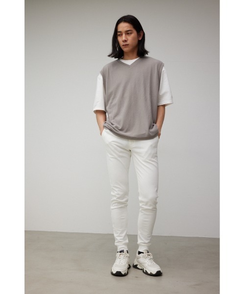 V-NECK VEST SET TEE/VネックベストセットTシャツ（Tシャツ/カットソー）｜AZUL BY MOUSSY（アズールバイマウジー）