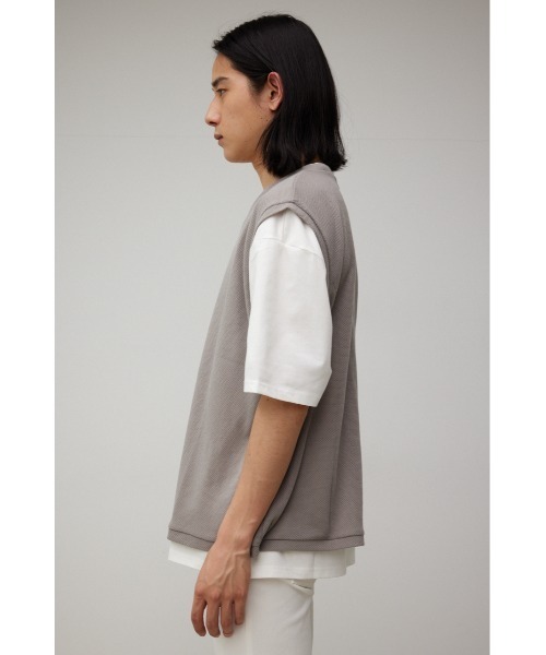 V-NECK VEST SET TEE/VネックベストセットTシャツ（Tシャツ/カットソー）｜AZUL BY MOUSSY（アズールバイマウジー）