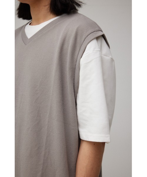 V-NECK VEST SET TEE/VネックベストセットTシャツ（Tシャツ/カットソー）｜AZUL BY MOUSSY（アズールバイマウジー）