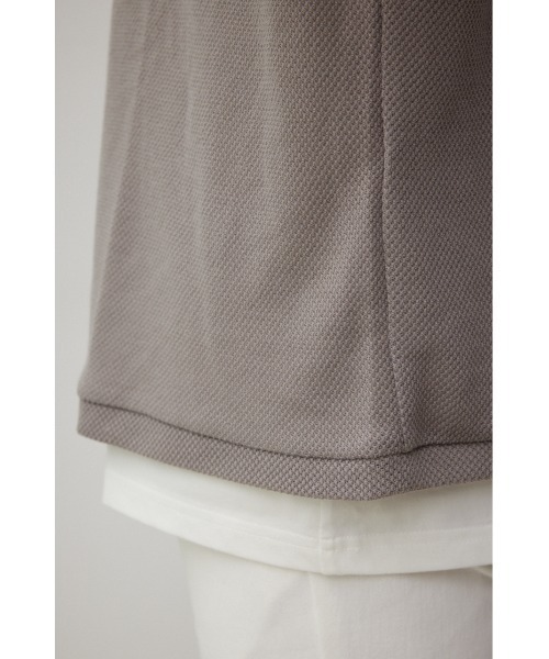 V-NECK VEST SET TEE/VネックベストセットTシャツ（Tシャツ/カットソー）｜AZUL BY MOUSSY（アズールバイマウジー）