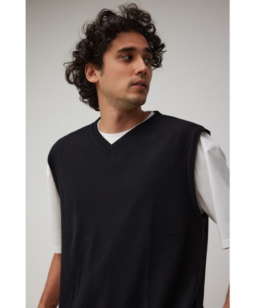 V-NECK VEST SET TEE/VネックベストセットTシャツ（Tシャツ/カットソー）｜AZUL BY MOUSSY（アズールバイマウジー）