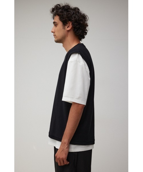 V-NECK VEST SET TEE/VネックベストセットTシャツ（Tシャツ/カットソー）｜AZUL BY MOUSSY（アズールバイマウジー）