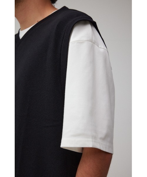 V-NECK VEST SET TEE/VネックベストセットTシャツ（Tシャツ/カットソー）｜AZUL BY MOUSSY（アズールバイマウジー）