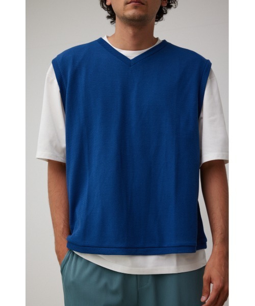 V-NECK VEST SET TEE/VネックベストセットTシャツ（Tシャツ/カットソー）｜AZUL BY MOUSSY（アズールバイマウジー）