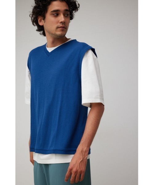V-NECK VEST SET TEE/VネックベストセットTシャツ（Tシャツ/カットソー）｜AZUL BY MOUSSY（アズールバイマウジー）