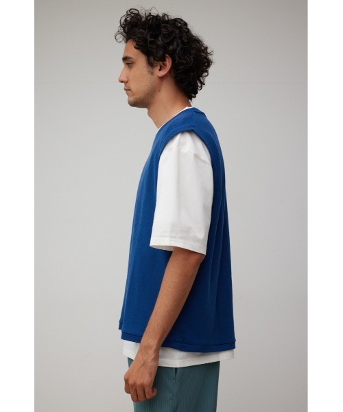 V-NECK VEST SET TEE/VネックベストセットTシャツ（Tシャツ/カットソー）｜AZUL BY MOUSSY（アズールバイマウジー）