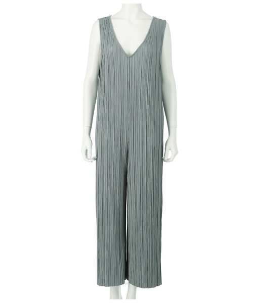 ANAP（アナップ）の「ランダムプリーツオールインワン（つなぎ/オールインワン・レディース・オレンジ/ブルー/ブラック/ベージュ・S/M）」の18枚目の写真