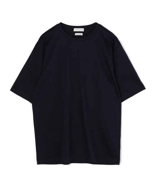 TOMORROWLAND (トゥモローランド)の「オーガニックスムース クルーネックTシャツ(Tシャツ/カットソー・メンズ・ネイビー/ホワイト/キャメル/ブラック・L/M/S/XS)」の4枚目の写真