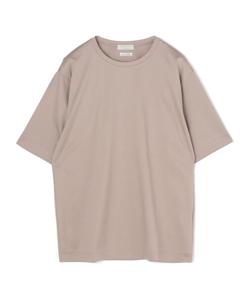 TOMORROWLAND (トゥモローランド)の「オーガニックスムース クルーネックTシャツ(Tシャツ/カットソー・メンズ・ネイビー/ホワイト/キャメル/ブラック・L/M/S/XS)」の1枚目の写真