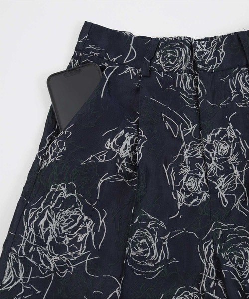 miette（ミエット）の「ジャガードワイドパンツ（その他パンツ・レディース・ブルー系その他/ブルー系その他2・FREE）」の13枚目の写真