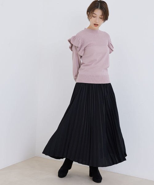 Jayro(ジャイロ)の「アコーディオンプリーツスカート(スカート・レディース・ライトグリーン/ブラック/グリーン・FREE)」の5枚目の写真