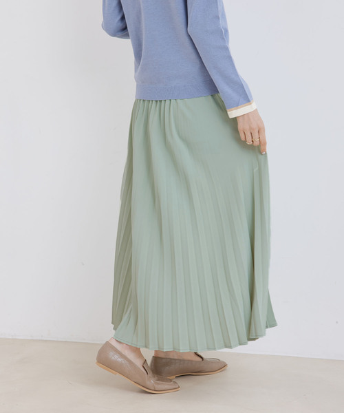 Jayro(ジャイロ)の「アコーディオンプリーツスカート(スカート・レディース・ライトグリーン/ブラック/グリーン・FREE)」の13枚目の写真